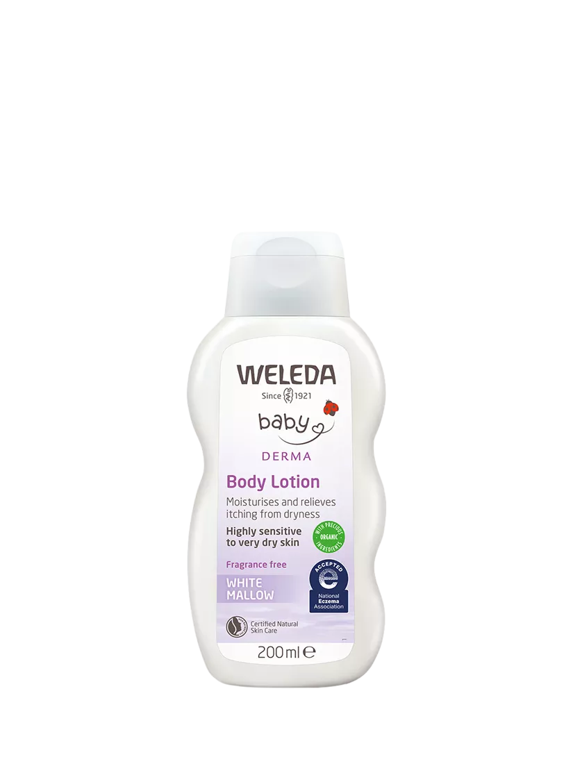 Weleda baby white mallow body lotion 200ml (British brand)