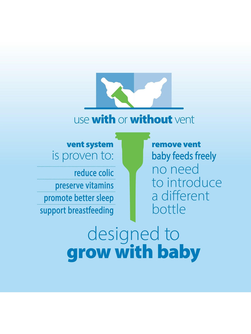 Dr Brown's anti-colic jungle baby bottle pack of 2 150ml - British product