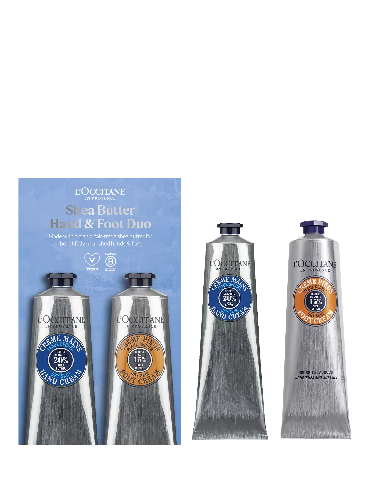 L'OCCITANE Shea Butter Hand Foot Duo Bodycare Gift Set