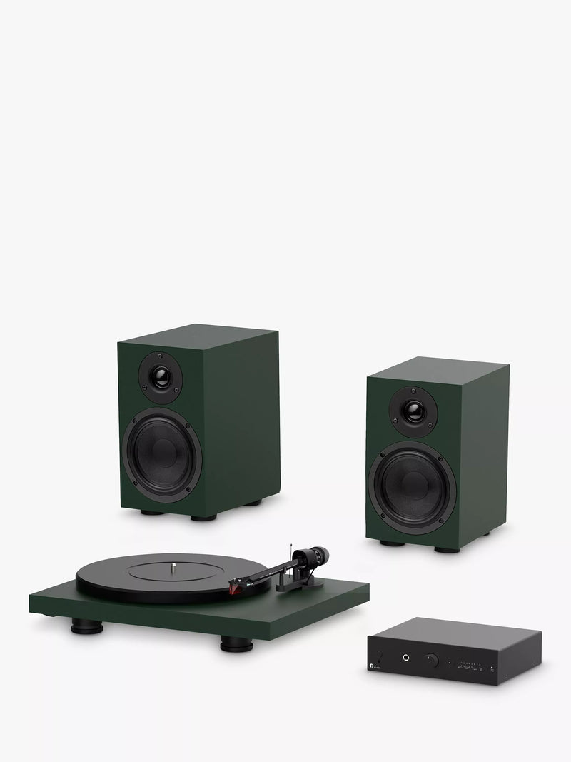 Pro-Ject Colourful Audio System with turntable amplifier and speakers, imported from the UK