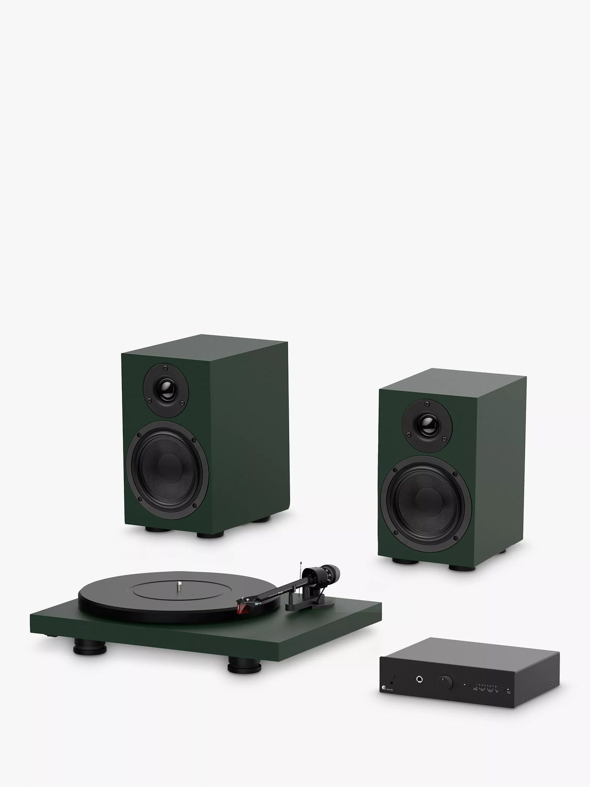Pro-Ject Colourful Audio System with turntable amplifier and speakers, imported from the UK