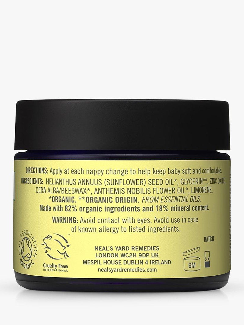 Neal's Yard Remedies Baby Barrier Nappy Cream 50g, imported from the UK