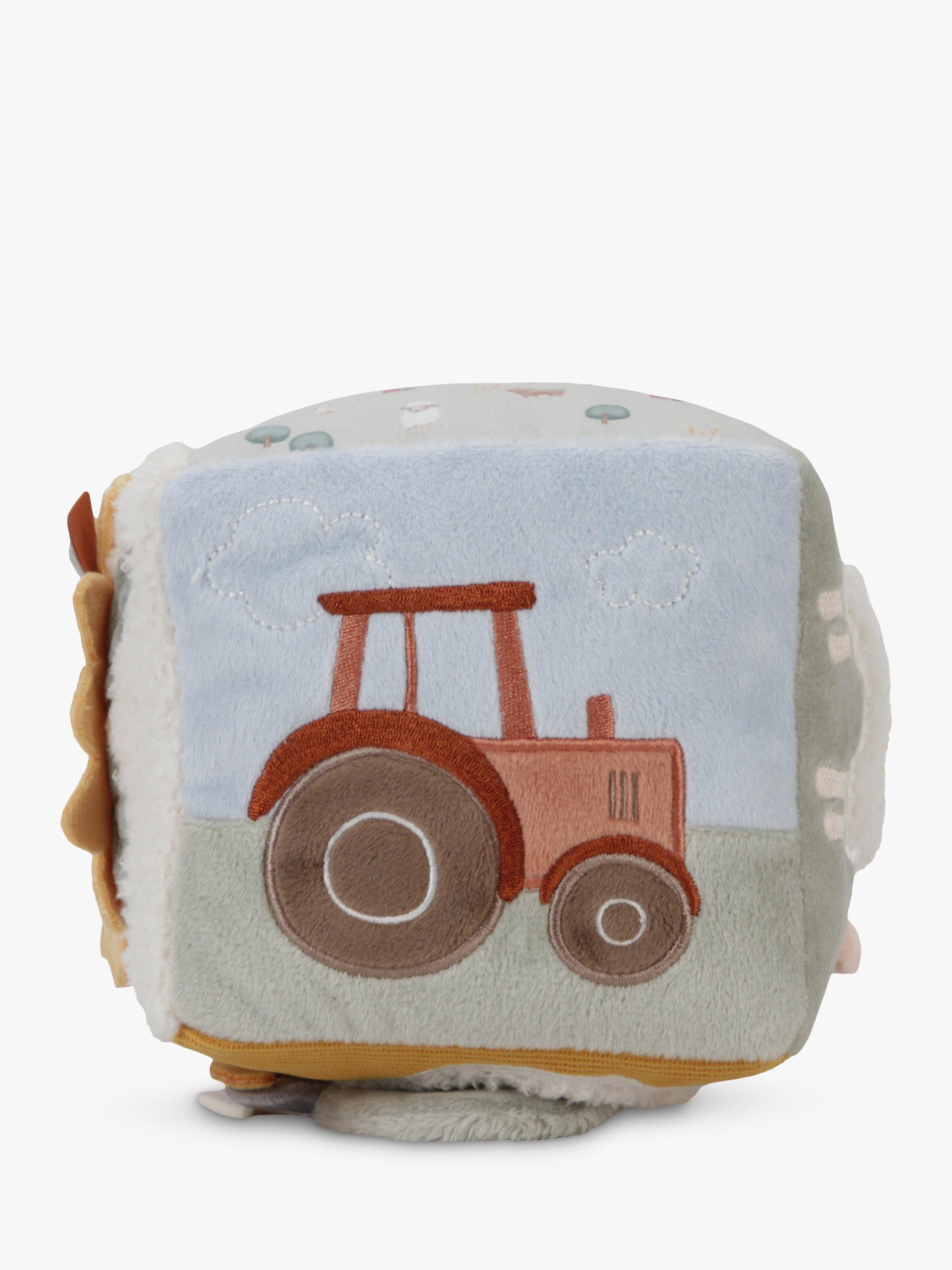 Little Dutch Little Farm Soft Cube Baby Activity Toy, UK version