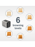Bosch copper 4-slice toaster with warming rack - British product