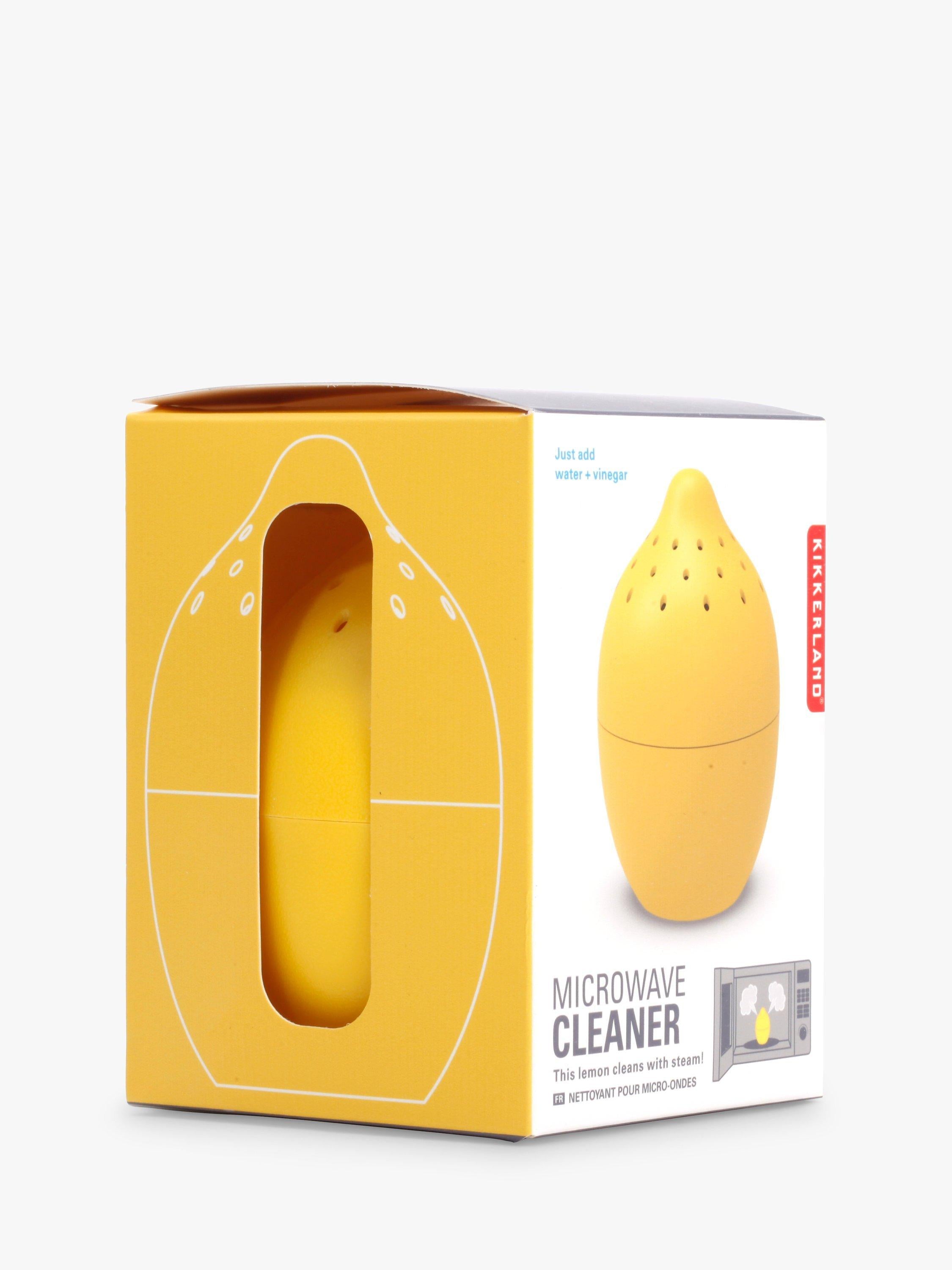 Kikkerland lemon microwave cleaner yellow, UK version