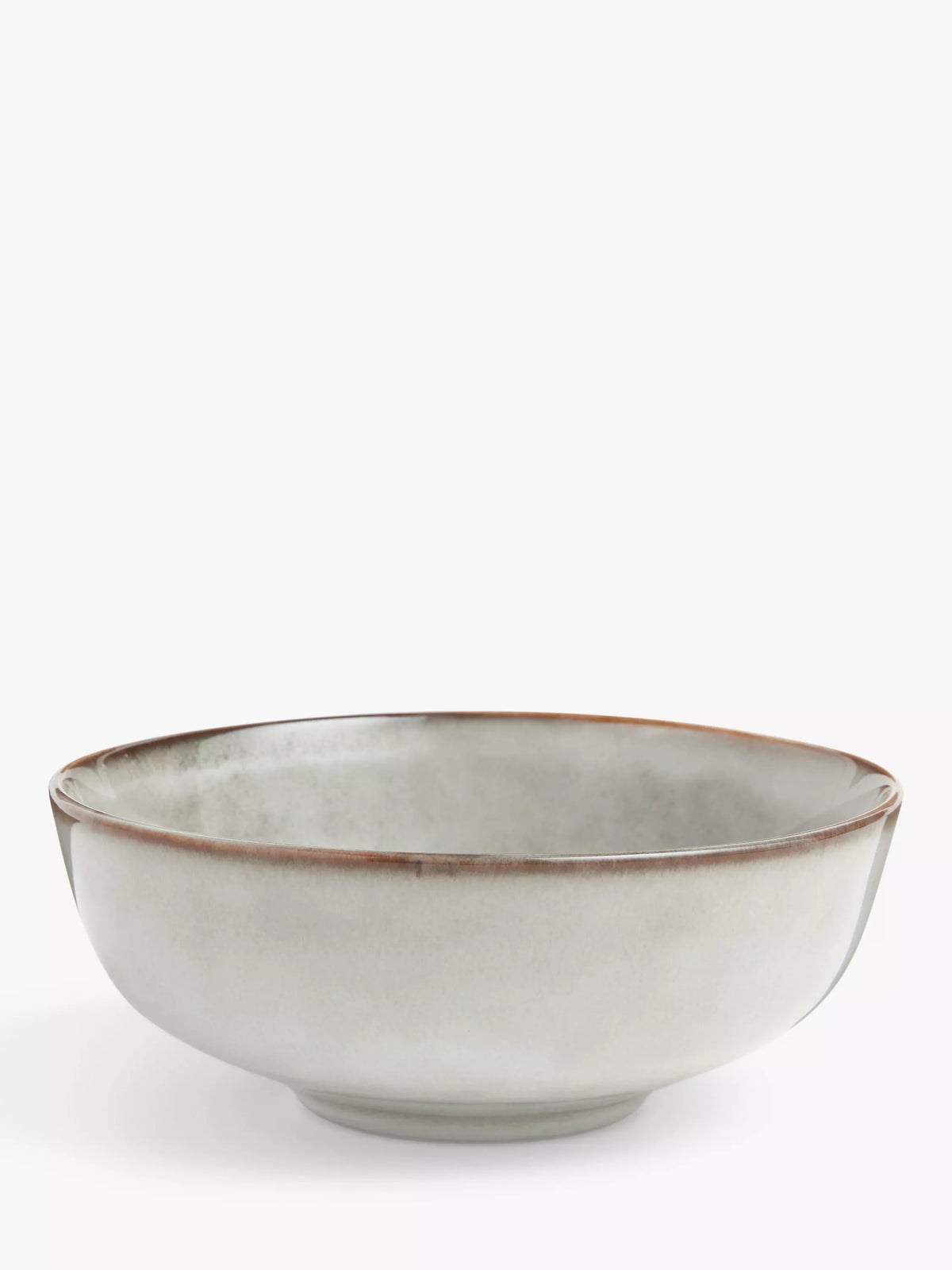 John Lewis Iver Reactive Glaze stoneware cereal bowl Moonlight 15.5cm, UK version