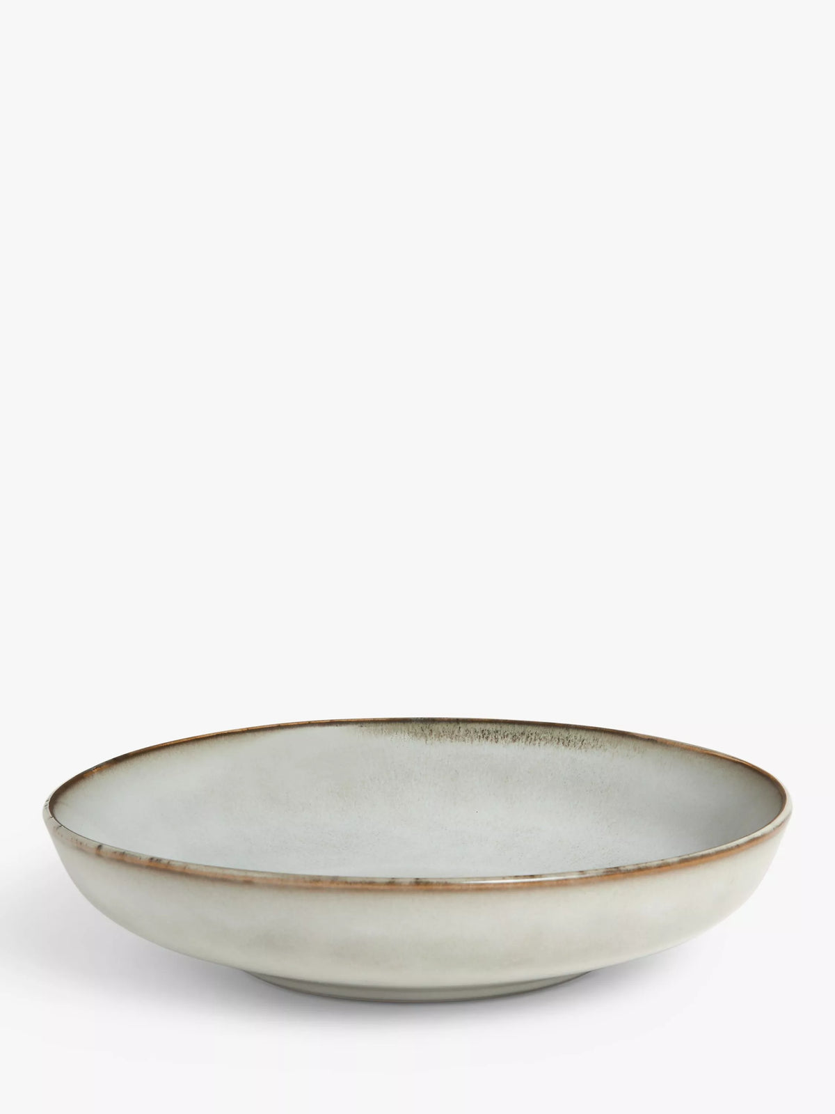 John Lewis reactive glaze stoneware pasta bowl in Moonlight, 22cm, UK version