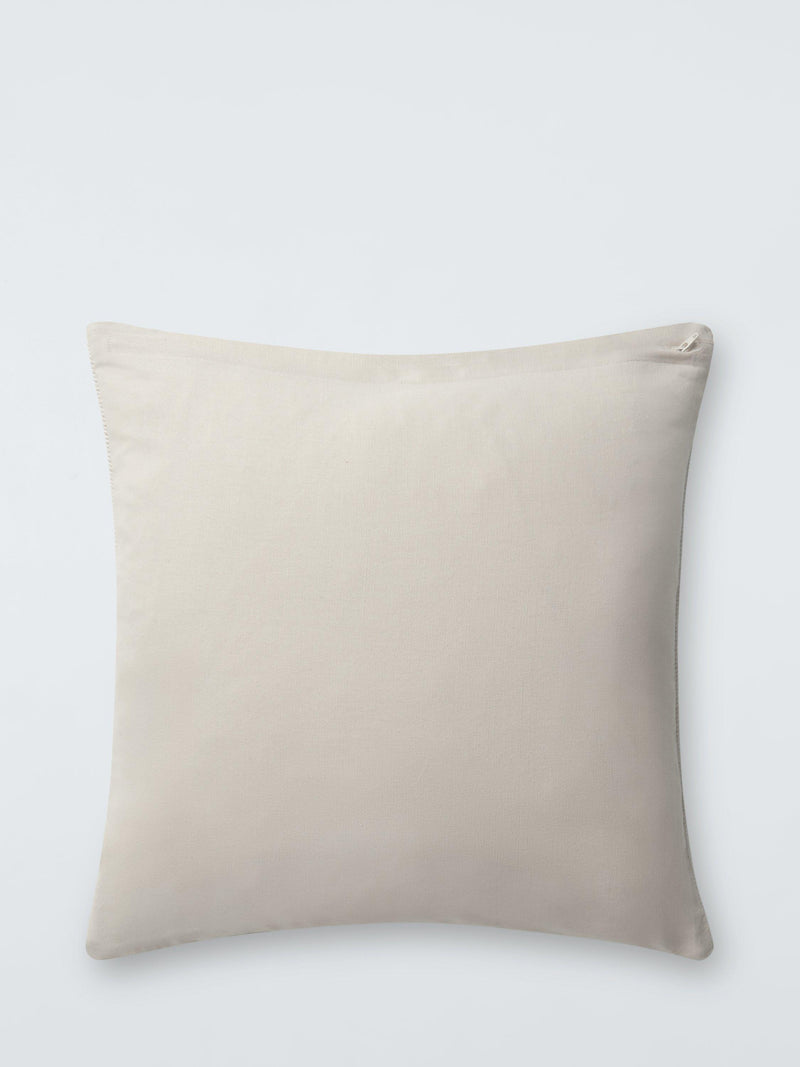John Lewis corded square cushion with hand-guided embroidery, UK version