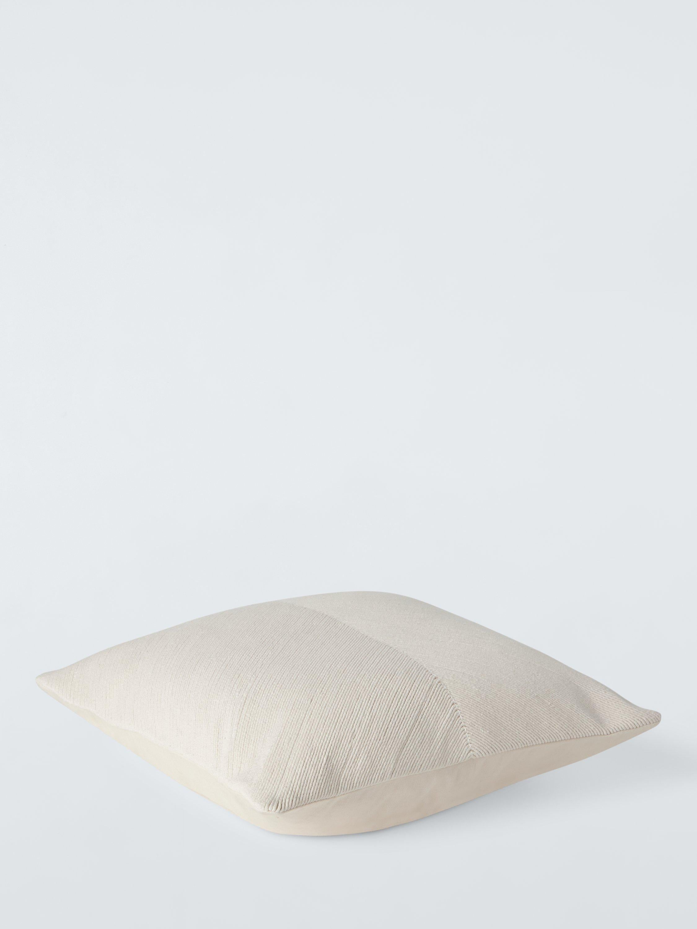 John Lewis corded square cushion with hand-guided embroidery, UK version