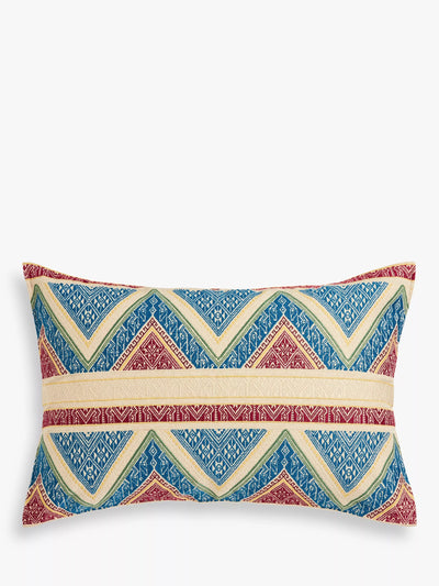 Geometric Design Multi-Colour Cushion