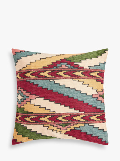 Decorative Cushion with Colour Contrasting Pattern