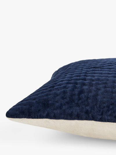 John Lewis Gestepptes Samt-Zierkissen 45cm