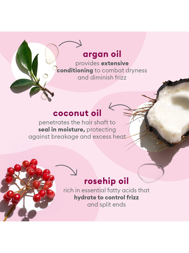 Briogeo Farewell Frizz Rosehip, Argan and Coconut Rosarco Milk Leave-In Conditioning Spray 147ml - British product