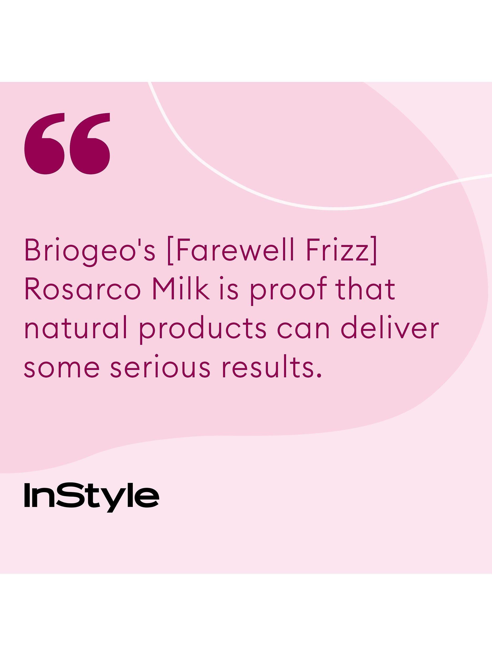 Briogeo Farewell Frizz Rosehip, Argan and Coconut Rosarco Milk Leave-In Conditioning Spray 147ml - British product