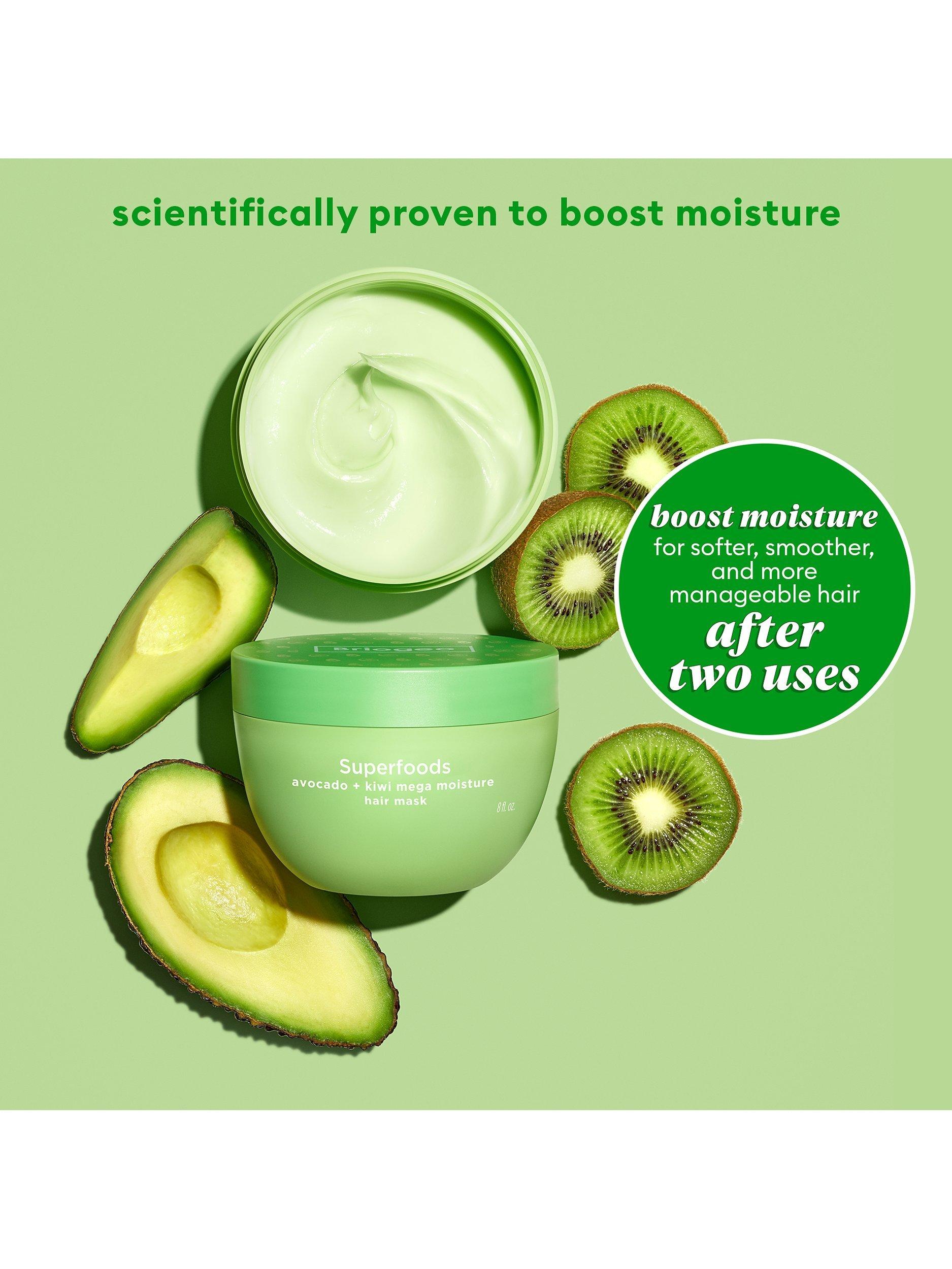 Briogeo avocado kiwi mega moisture hair mask 240ml - British product