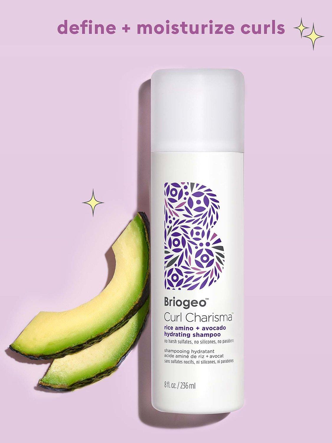 Briogeo hydrating shampoo for curls with rice amino and avocado 236ml - British product
