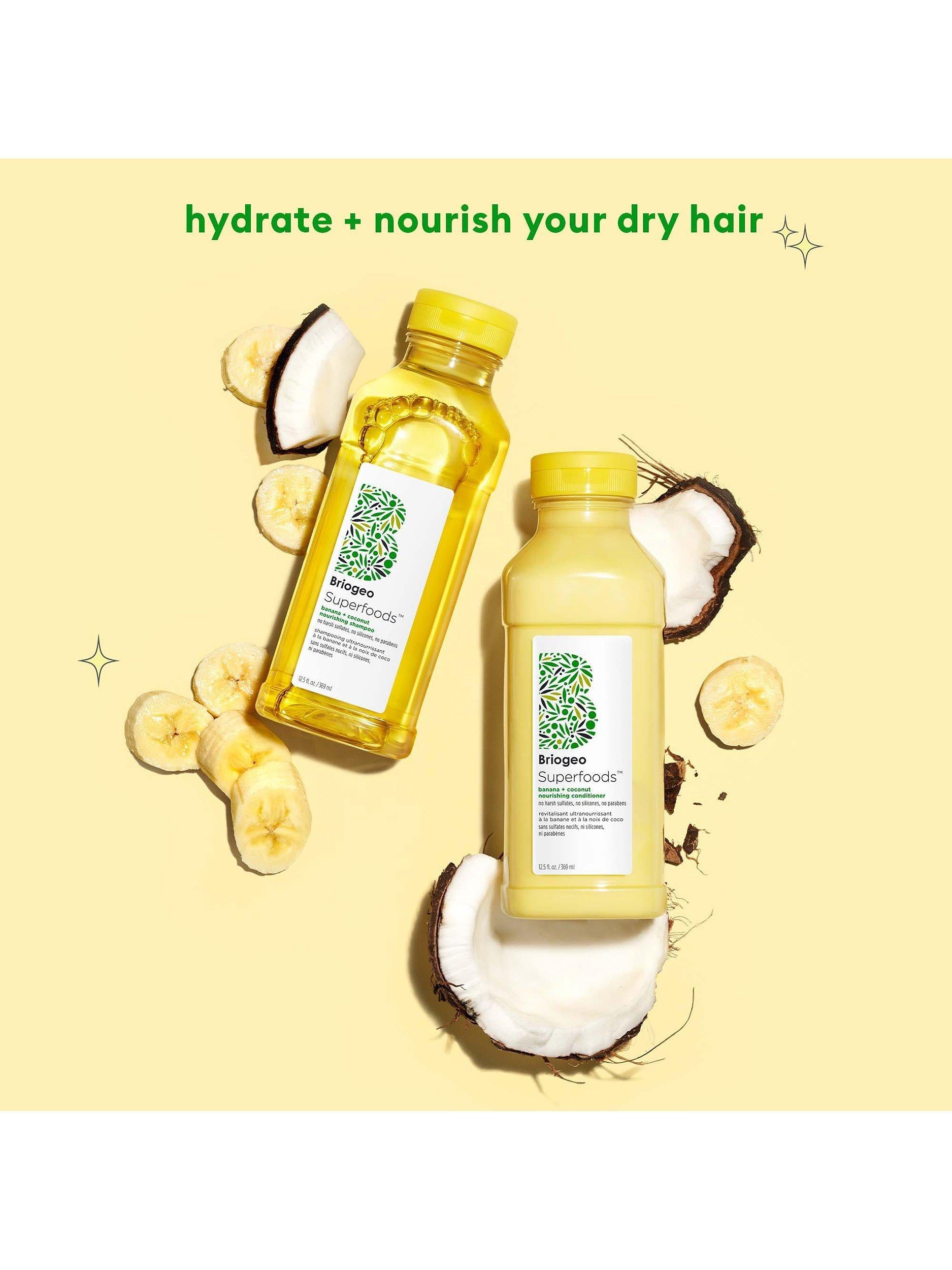 Briogeo Banana Coconut Nourishing Shampoo 369ml - British product