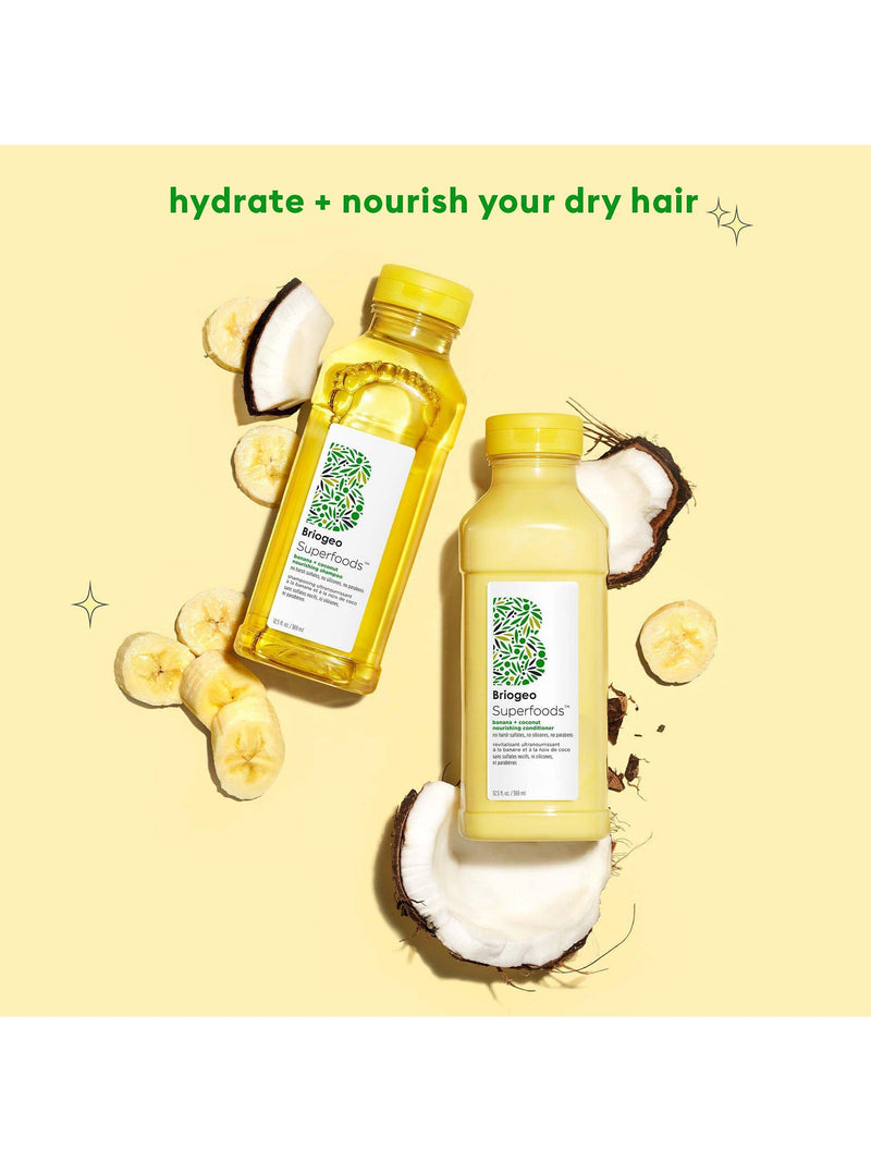 Briogeo Banana Coconut Nourishing Shampoo 369ml - British product