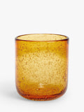 John Lewis amber bubble glass tumbler, 330ml, UK version