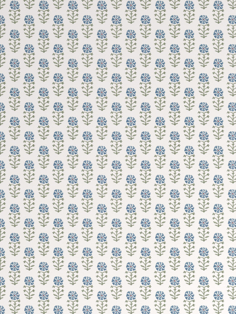 John Lewis Aria wallpaper lake blue (British brand)
