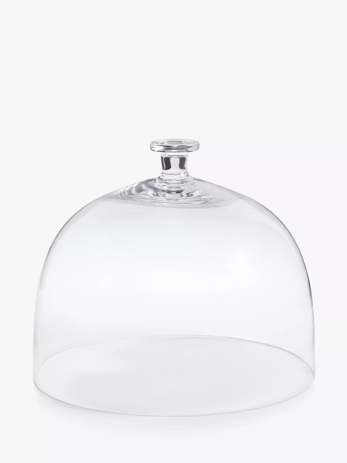 John Lewis clear glass serve dome 27.8cm, UK version