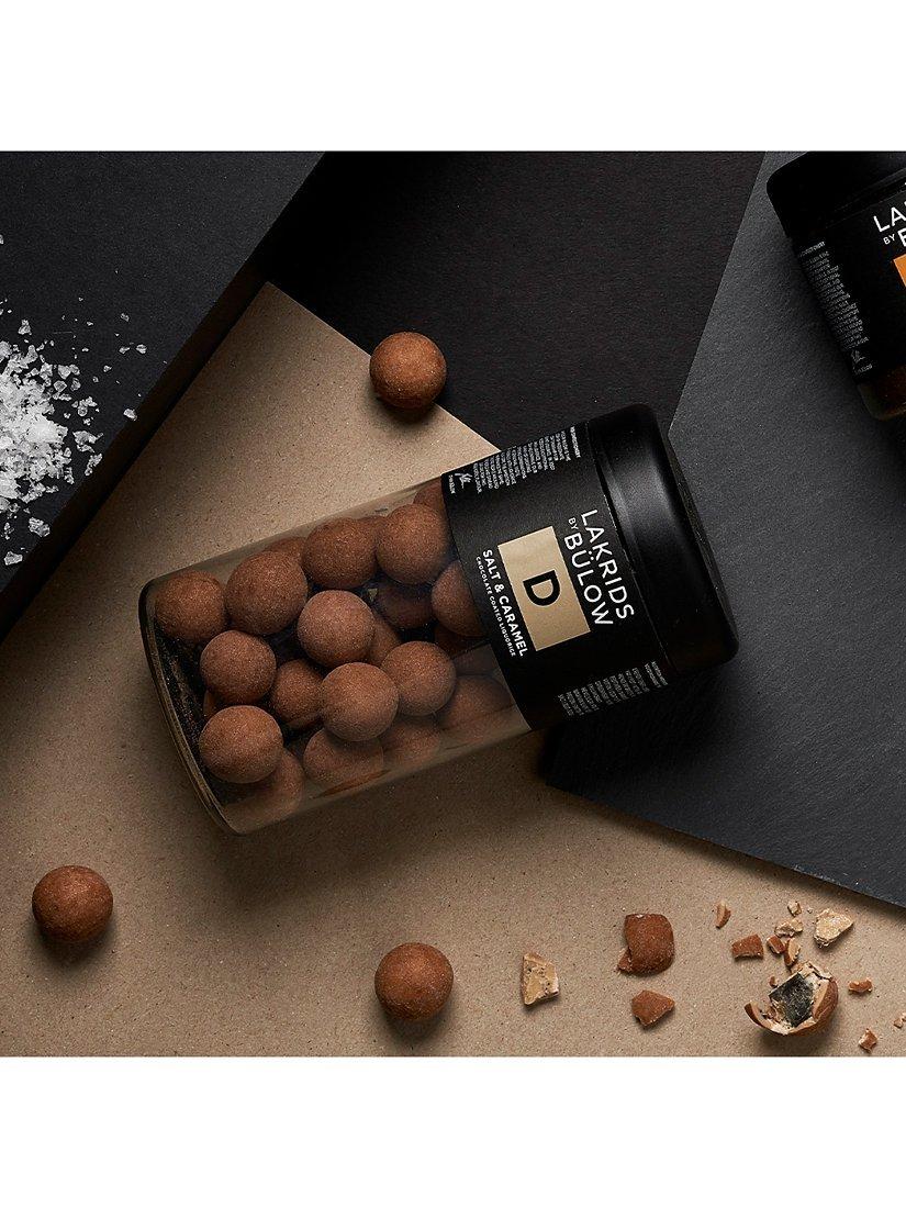 LAKRIDS BY BÜLOW Salt & Caramel Chocolate Coated Liquorice 295g, UK version