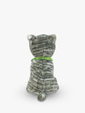 Julia Donaldson cat soft toy with green scarf, UK version