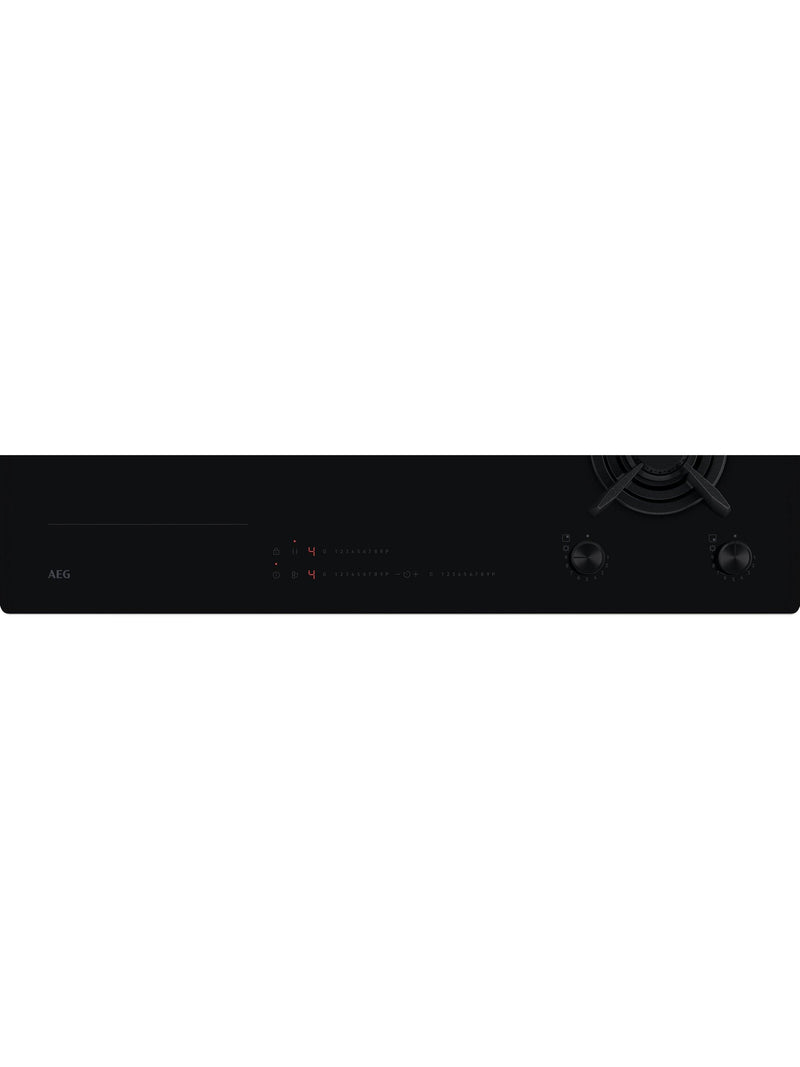 AEG stainless steel gas and induction hob - British product