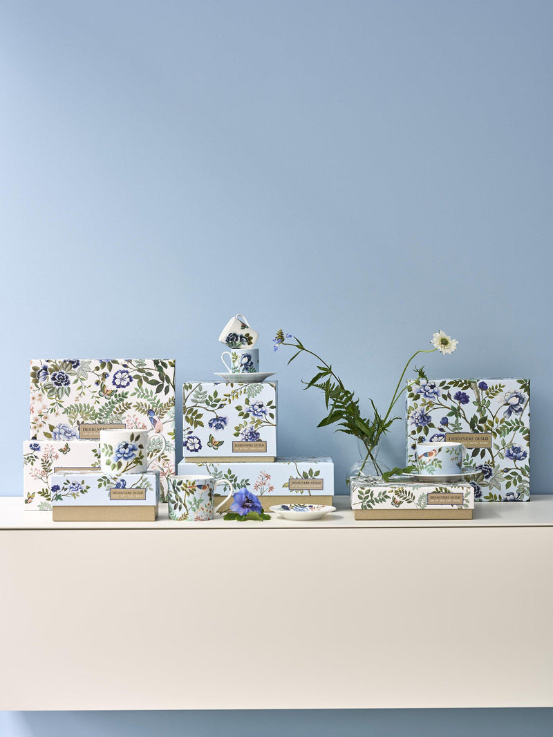 Designers Guild porcelain side plates, set of 4, 20cm - British product