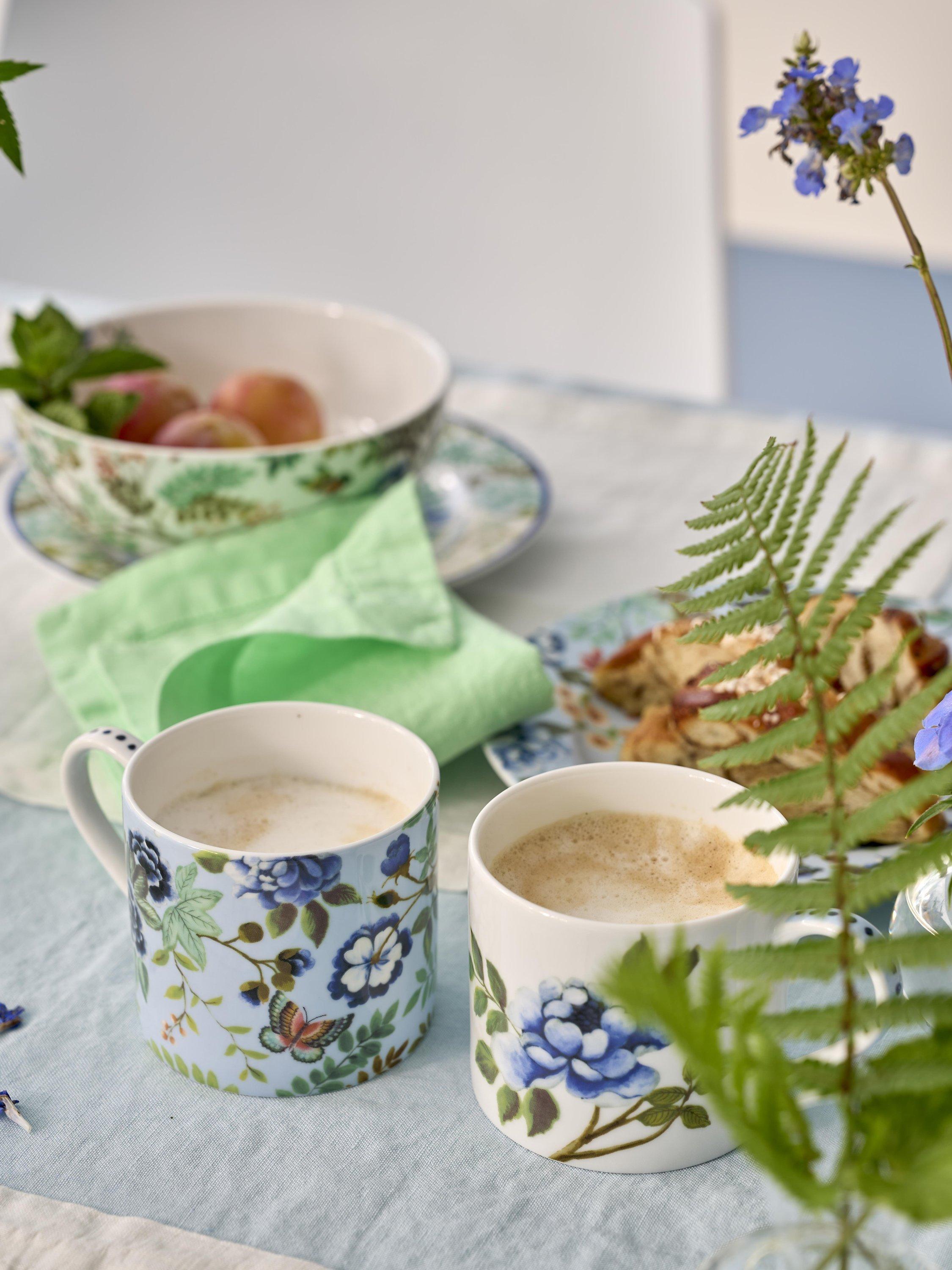 Designers Guild Porcelaine de Chine porcelain mugs set of two 290ml - British product