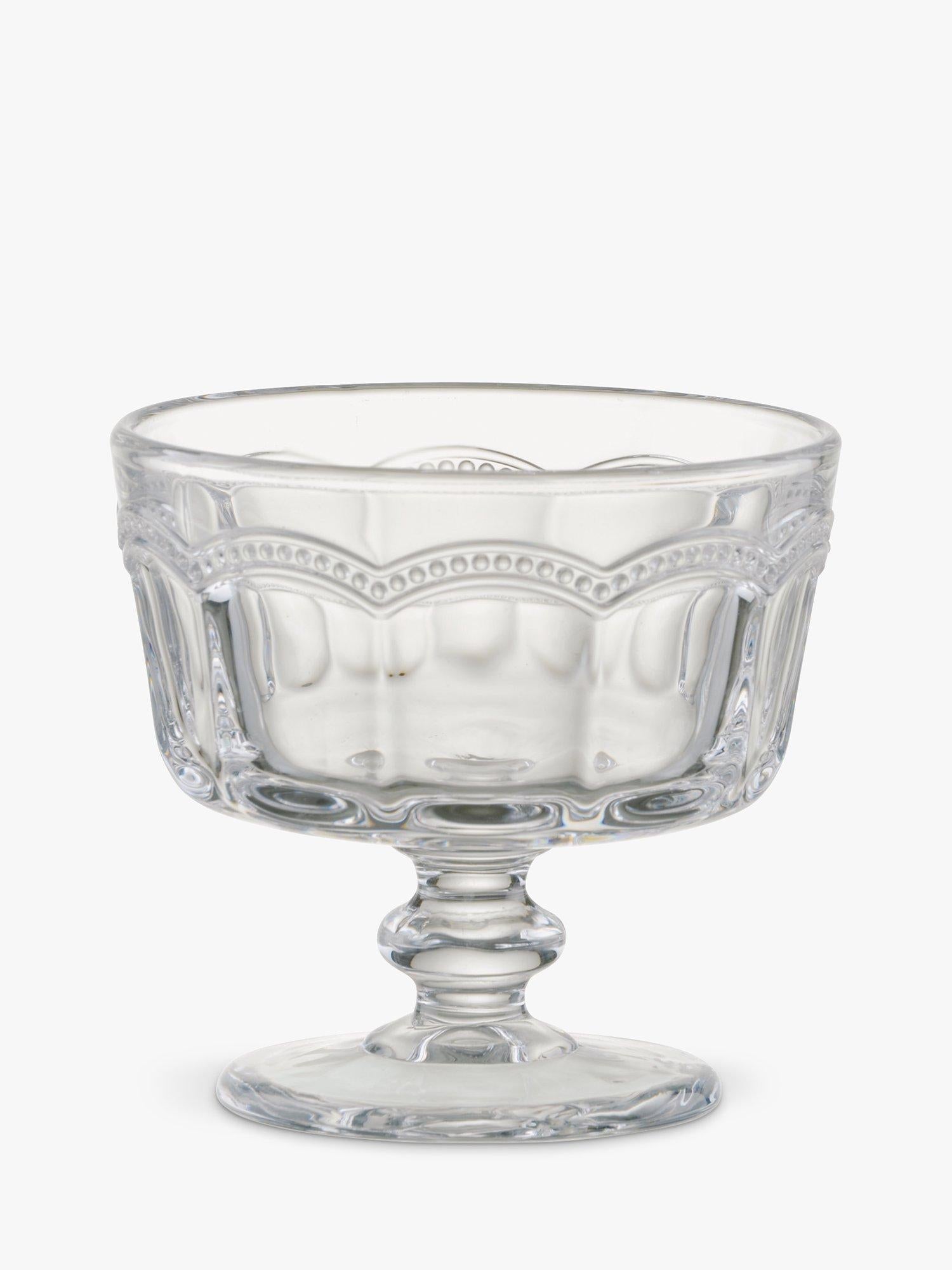 Artland clear mini trifle bowls 10cm set of 4 - British product