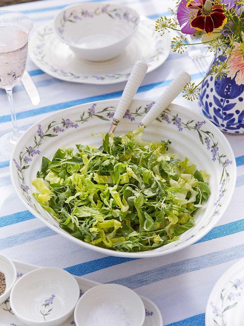 Sophie Conran for Portmeirion Lavandula porcelain serve bowl white 34.5cm (British brand)
