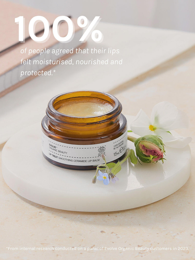 Evolve Organic Beauty lip balm mandarin and vanilla 15ml - British product