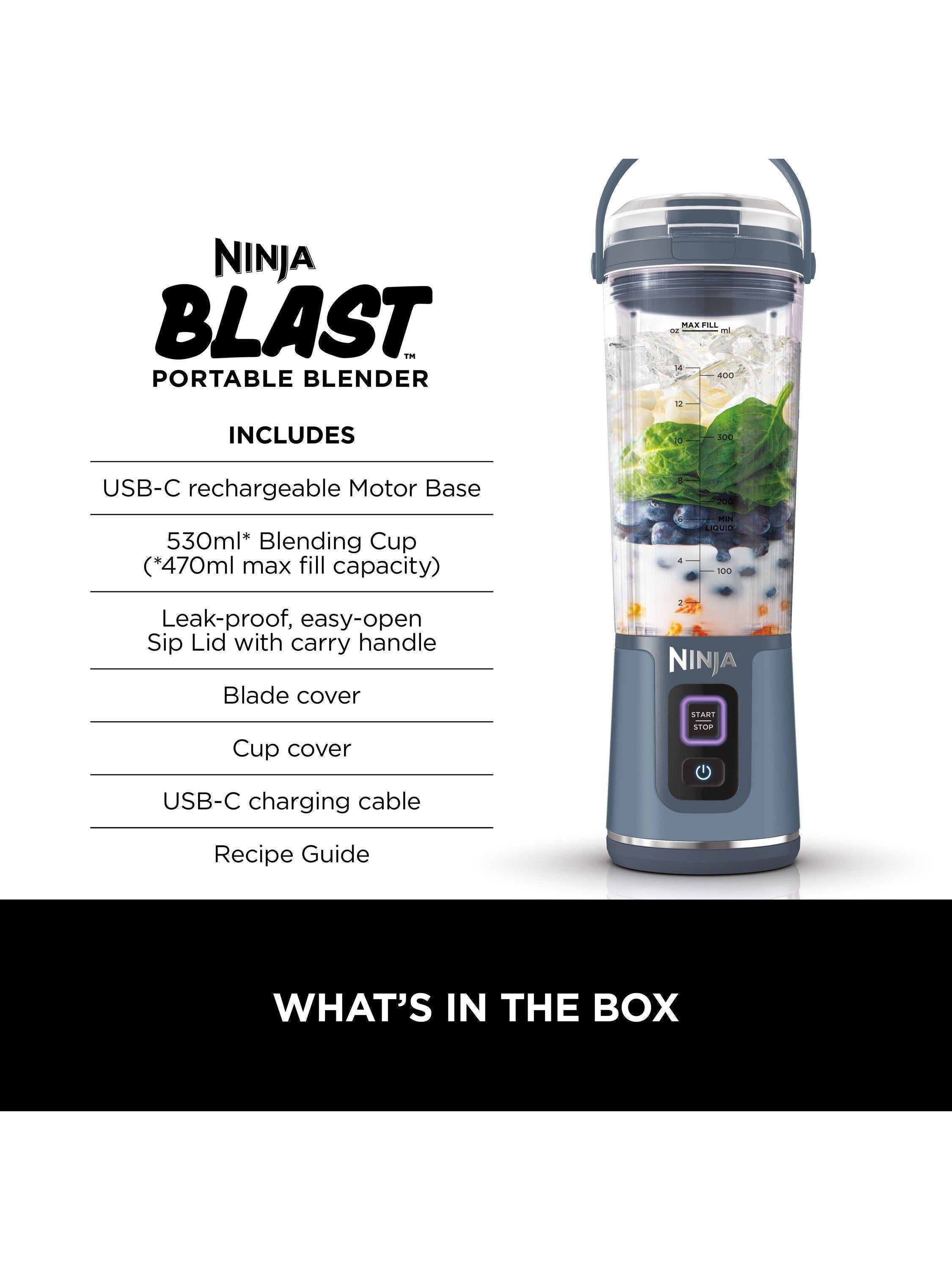 Ninja Blast Cordless Food Blender, imported from the UK