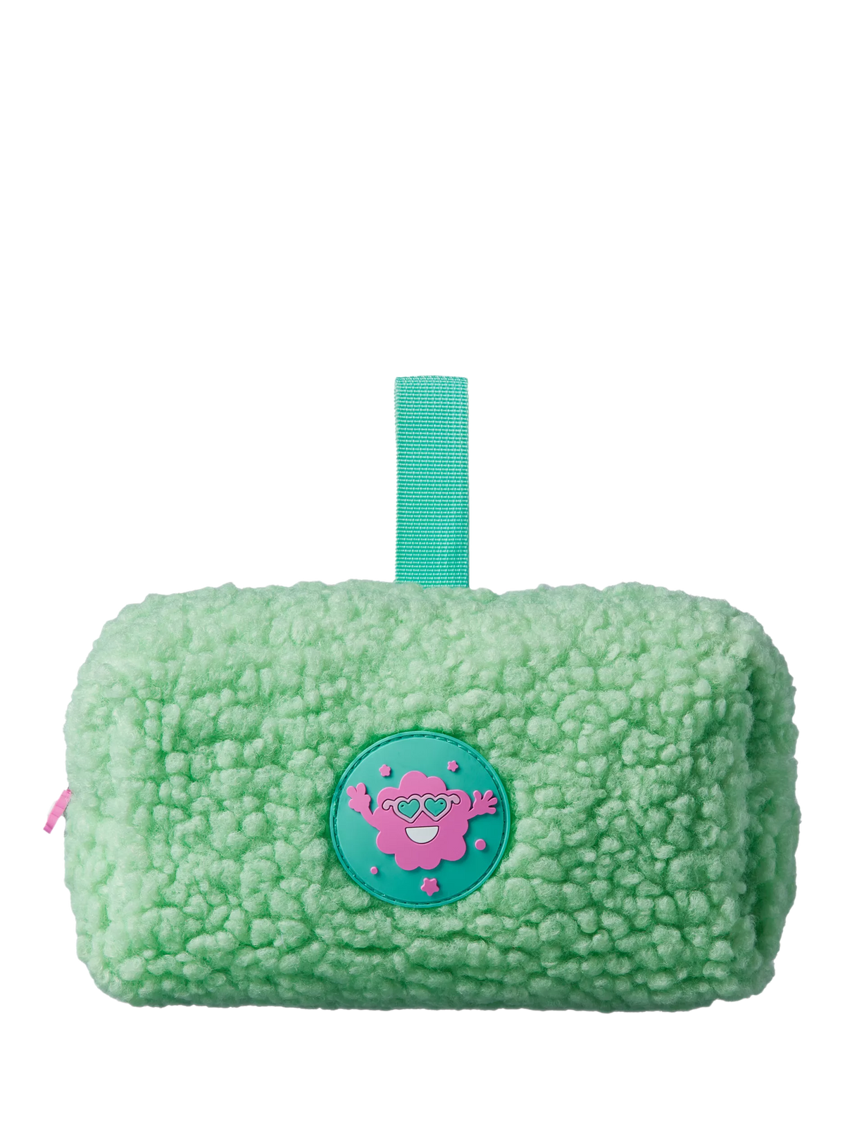 Tinc Mintees fluffy pencil case green (British brand)