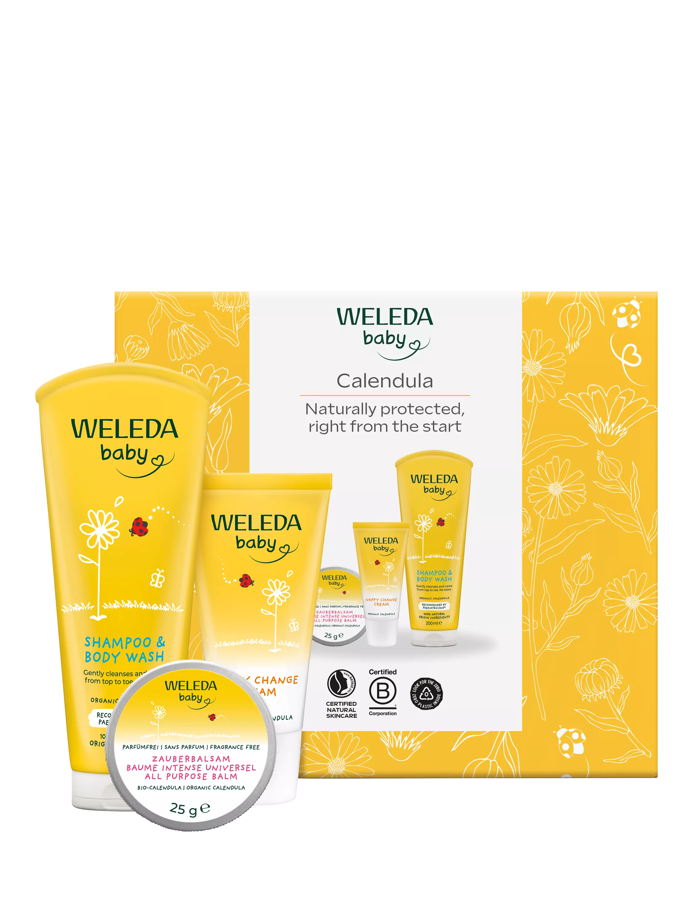 Weleda Calendula baby care gift set (British brand)