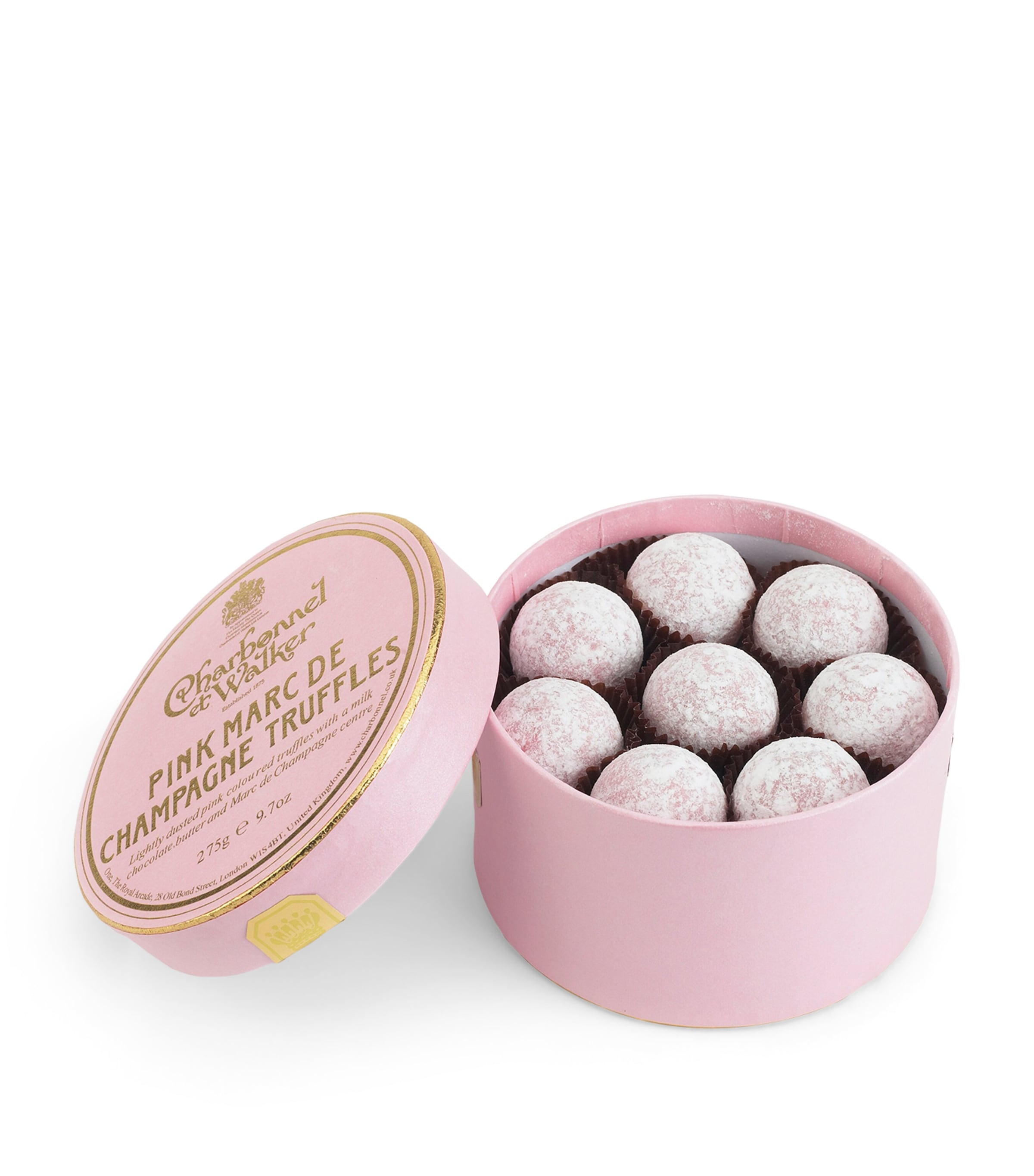 Charbonnel et Walker Pink Marc de Champagne Truffles (275g)