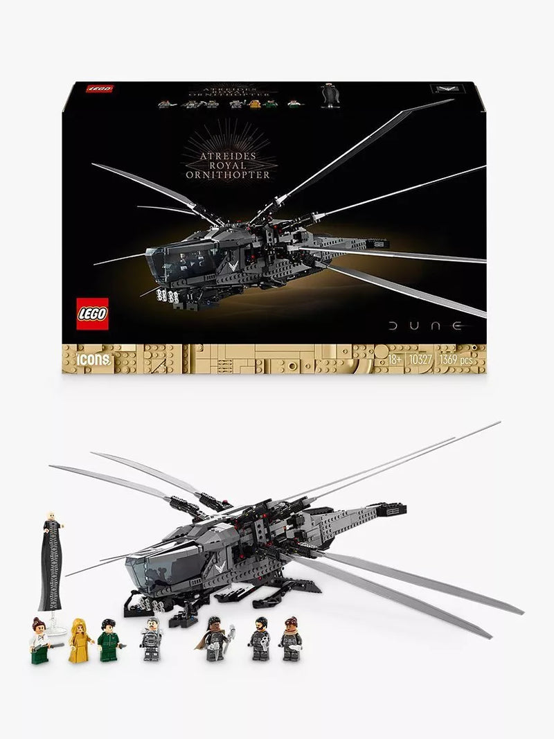 LEGO Icons Dune Atreides Royal Ornithopter building set, UK version