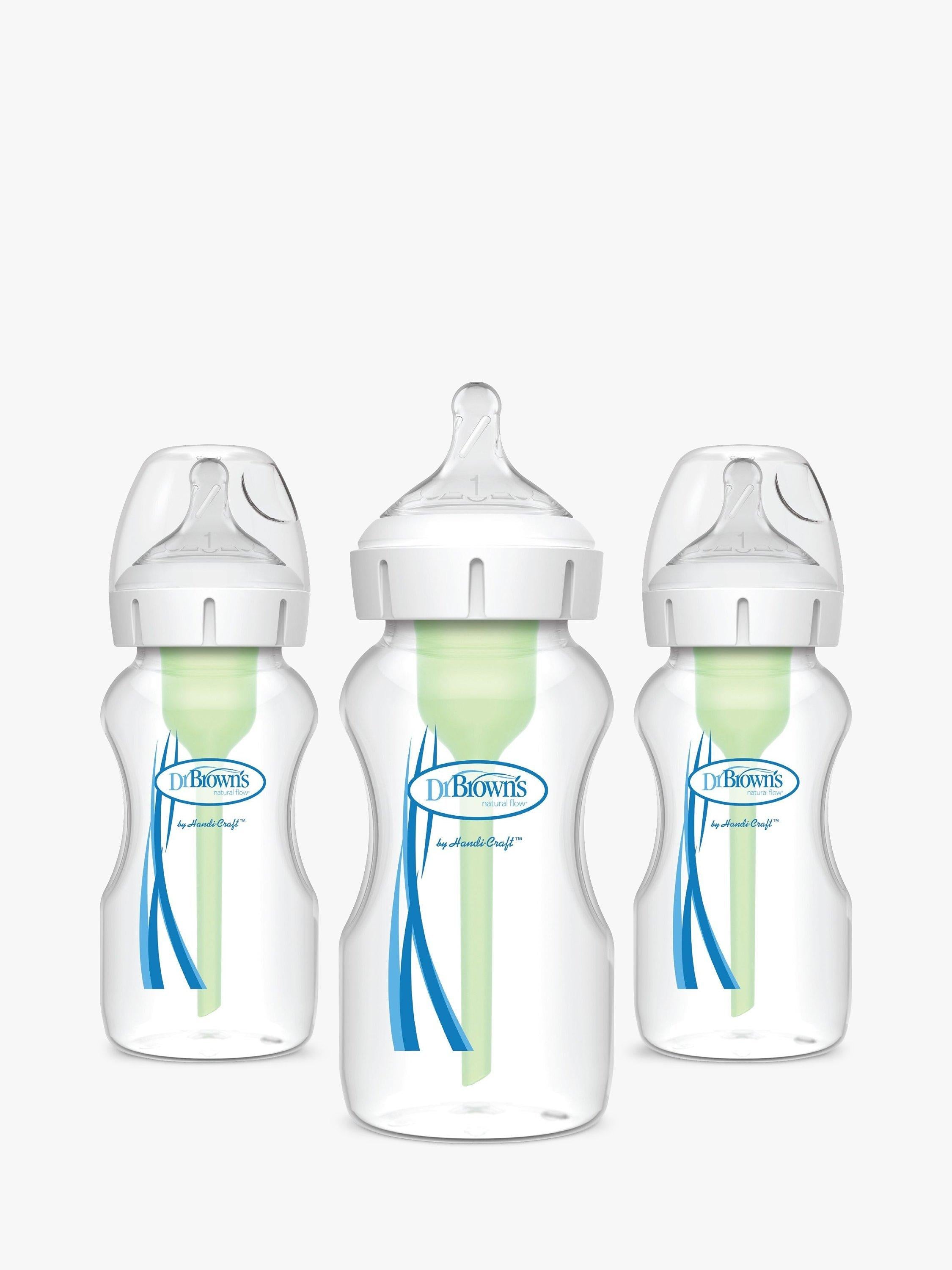 Dr Brown's Options+ Anti-Colic Bottles, Pack of 3, 270ml - British product