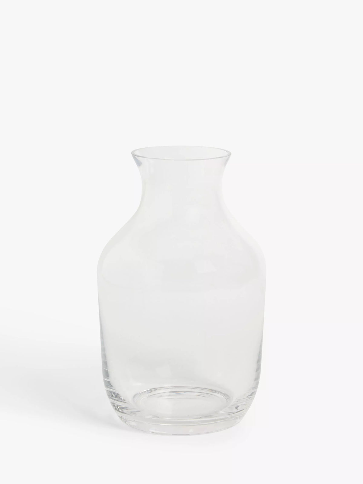John Lewis clear glass plump posy vase 20.5cm, UK version