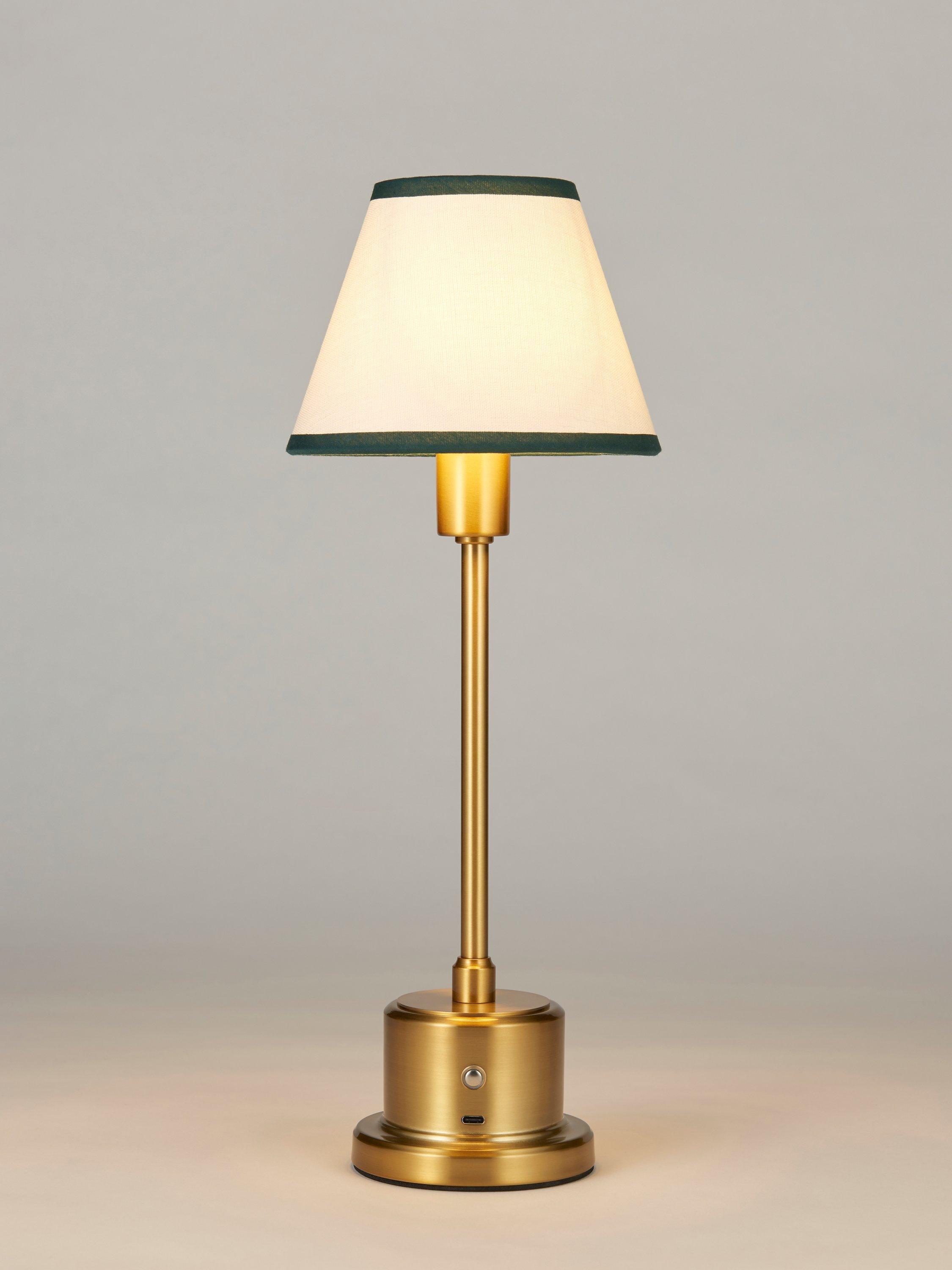 John Lewis Grainger rechargeable table lamp in Brass, UK version