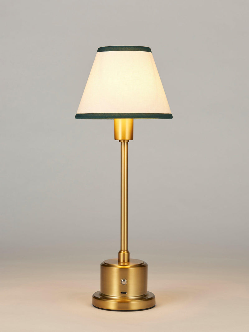John Lewis Grainger rechargeable table lamp in Brass, UK version