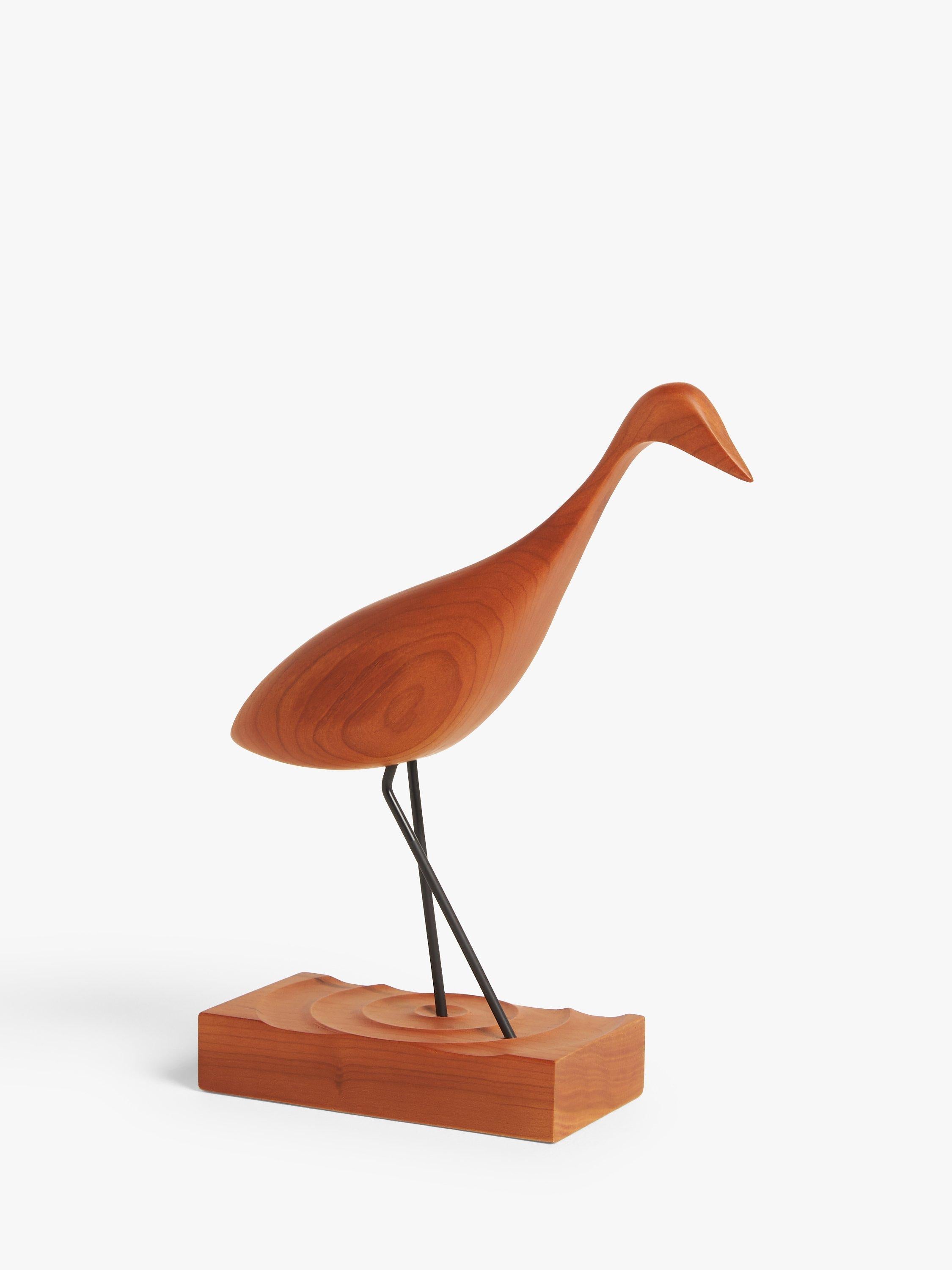 John Lewis carved wooden egret statue, UK version