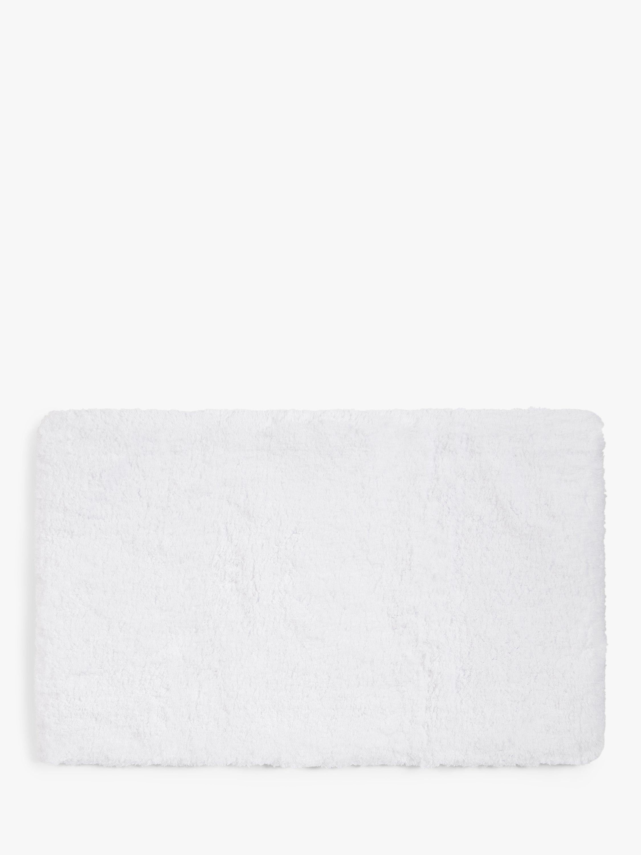 John Lewis memory foam bath mat in white, large size, UK version
