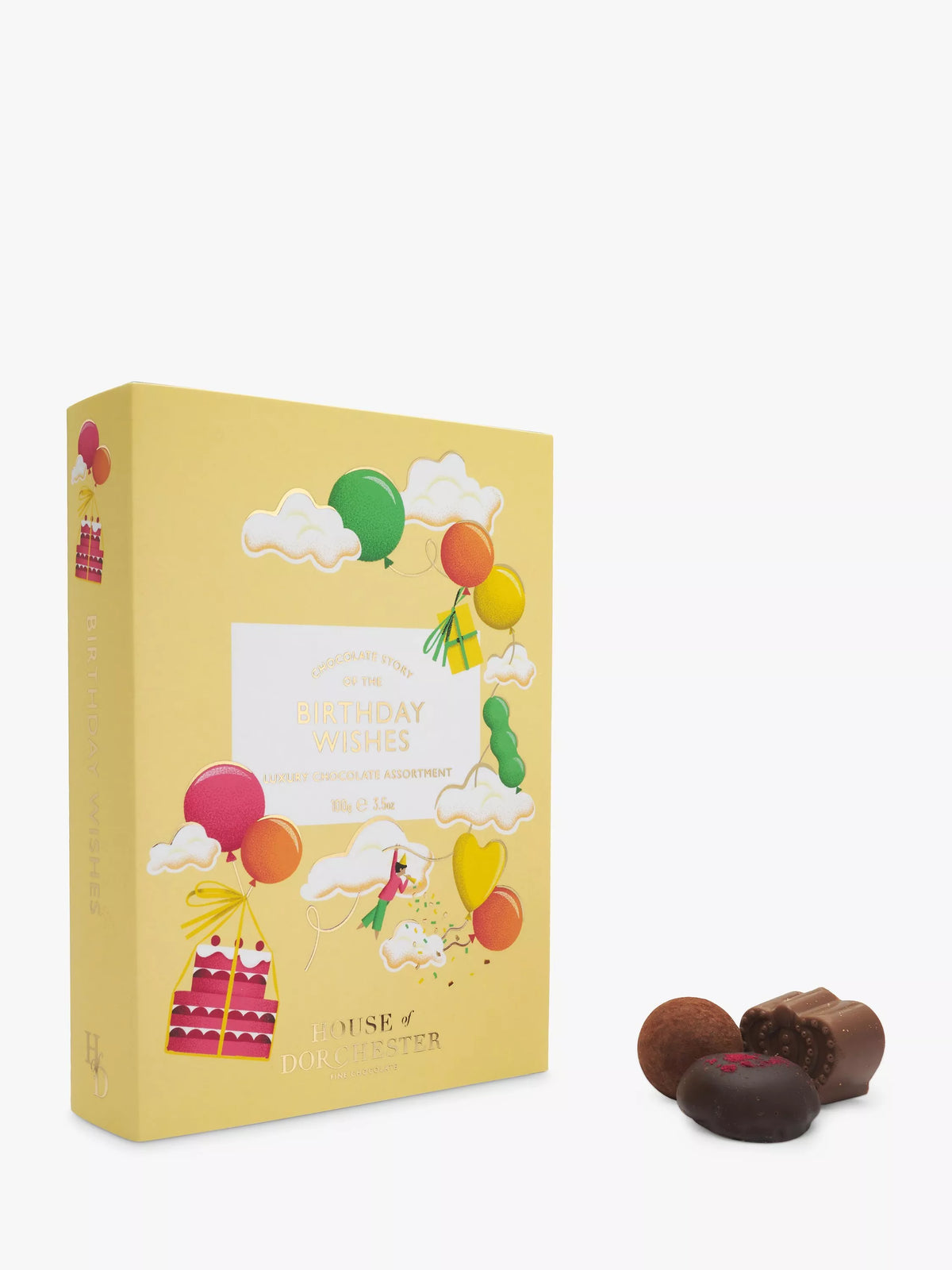 House of Dorchester Birthday Wishes Chocolate Selection Box 100g, UK version