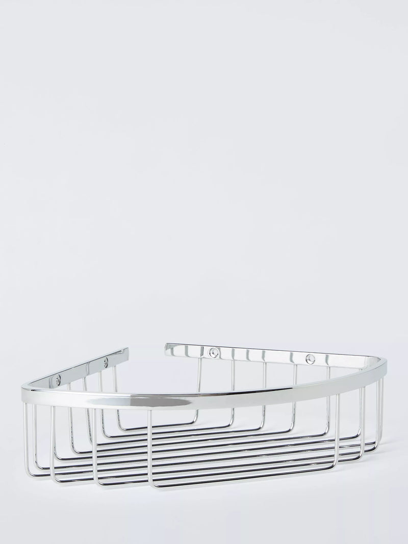 John Lewis Orbit Corner Shower Basket