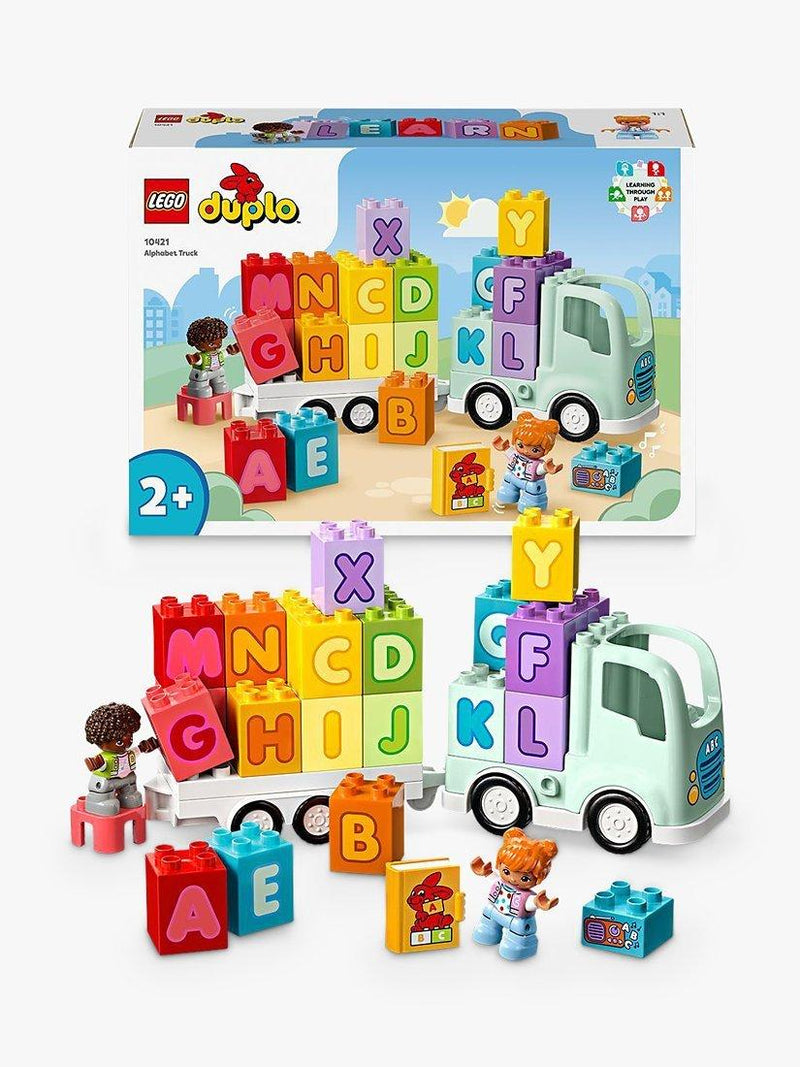 LEGO DUPLO Town Alphabet Truck toddler learning toy, UK version