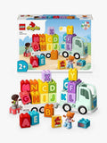 LEGO DUPLO Town Alphabet Truck toddler learning toy, UK version