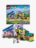 Toy Building Set with Two Family Houses and Tree House
