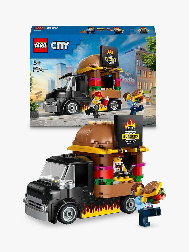 LEGO City Burger Van Food Truck Toy Set, UK version